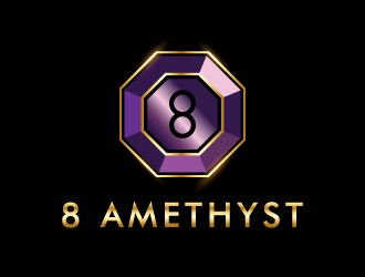 8Amethyst logo design by fillintheblack