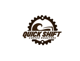 Quick Shift Coffee Roasters logo design by fuadz