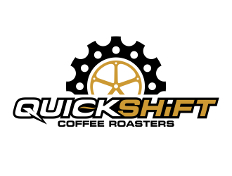 Quick Shift Coffee Roasters logo design by ekitessar