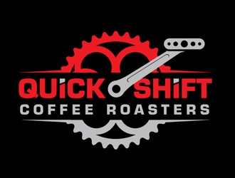 Quick Shift Coffee Roasters logo design by shere