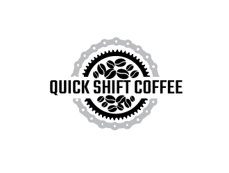 Quick Shift Coffee Roasters logo design by Cyds