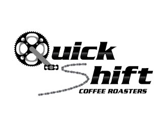 Quick Shift Coffee Roasters logo design by daywalker