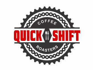 Quick Shift Coffee Roasters logo design by mutafailan