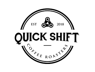 Quick Shift Coffee Roasters logo design by dianD