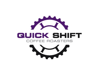 Quick Shift Coffee Roasters logo design by zakdesign700