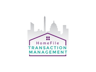 HomeFile Transaction Management logo design by quanghoangvn92