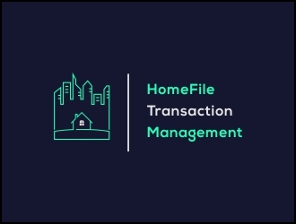 HomeFile Transaction Management logo design by denza