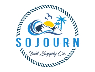Sojourn Tent Supply Co. logo design by cikiyunn