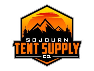 Sojourn Tent Supply Co. logo design by daywalker