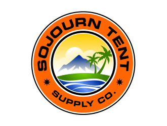 Sojourn Tent Supply Co. logo design by cintoko