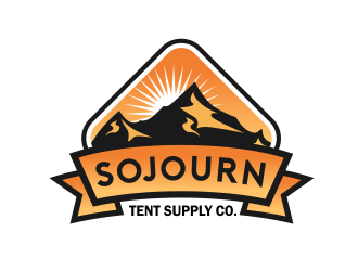 Sojourn Tent Supply Co. logo design by serprimero