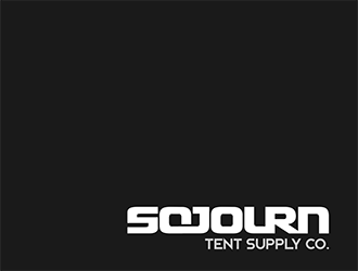 Sojourn Tent Supply Co. logo design by hole