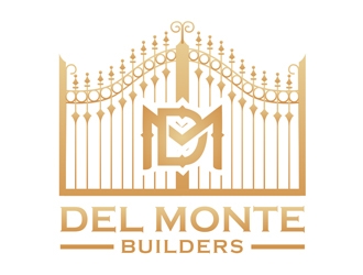 Del Monte Builders logo design by Roma