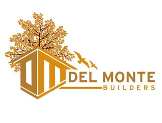 Del Monte Builders logo design by Roma