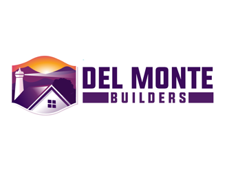 Del Monte Builders logo design by megalogos
