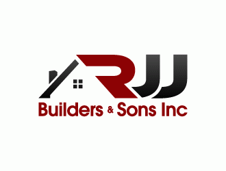 RJJ Builders & Sons Inc logo design by lestatic22