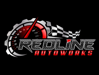 RedLine Autoworks logo design by jaize