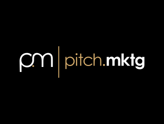 pitch.mktg logo design by ammad