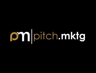 pitch.mktg logo design by Gaze