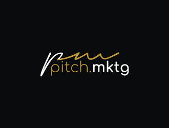 pitch.mktg logo design by ndaru