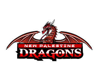 New Palestine Dragons logo design by tec343