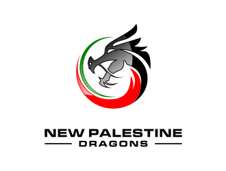 New Palestine Dragons logo design by superiors
