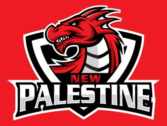 New Palestine Dragons logo design by shere
