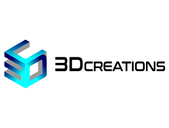 3D Creations logo design by yaya2a