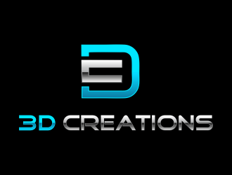 3D Creations logo design by jm77788