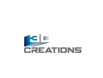 3D Creations logo design by tec343