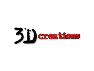 3D Creations logo design by bismillah