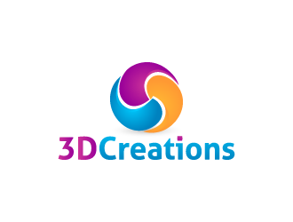 3D Creations logo design by akilis13