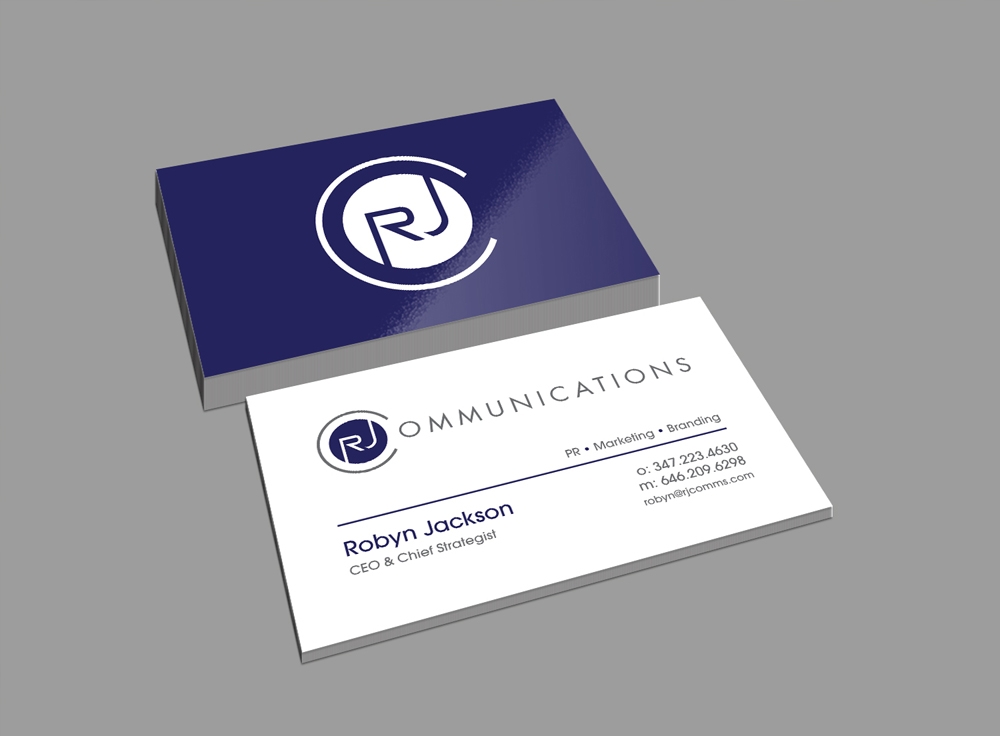 RJ Communications logo design by abss