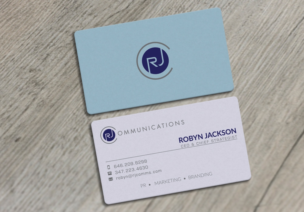 RJ Communications logo design by jhunior