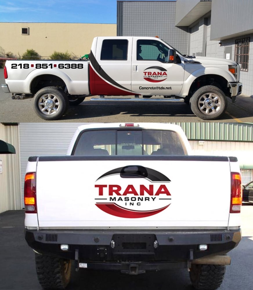 Trana Masonry Inc. logo design by scriotx