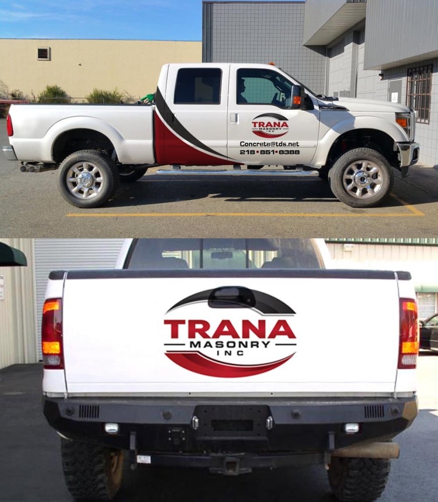 Trana Masonry Inc. logo design by scriotx