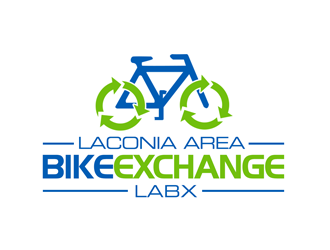 Laconia Area Bike Exchange (LABX) logo design by kunejo