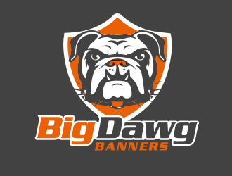 Big Dawg banners logo design by BeDesign