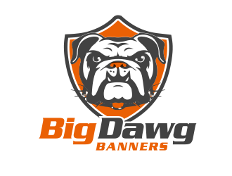 Big Dawg banners logo design by BeDesign