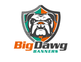 Big Dawg banners logo design by BeDesign