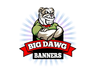 Big Dawg banners logo design by aRBy