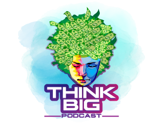 Think Big Podcast logo design by reight
