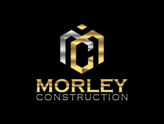 Morley Construction  logo design by pakNton