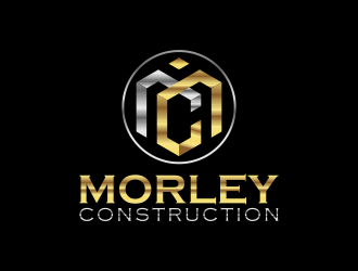 Morley Construction  logo design by pakNton