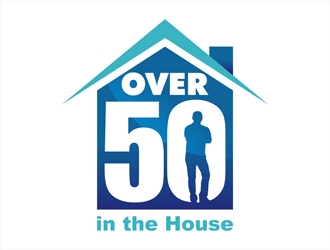 Over 50 in the House logo design by gitzart