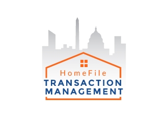 HomeFile Transaction Management logo design by quanghoangvn92