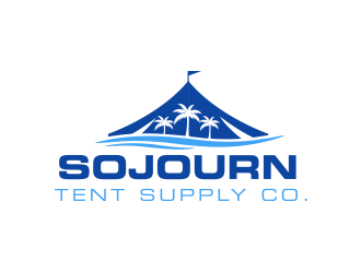 Sojourn Tent Supply Co. logo design by keylogo
