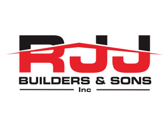 RJJ Builders & Sons Inc logo design by Greenlight