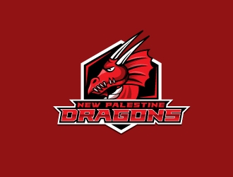 New Palestine Dragons logo design by fantastic4