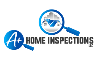 A+ (or A plus)  Home Inspections LLC logo design by megalogos